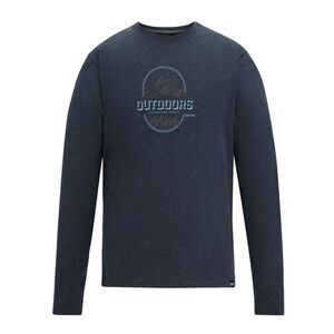 Regatta Mens Maylow Outdoors Long-Sleeved T-Shirt / Navy